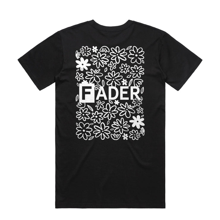 Floral Logo Tee - Black
