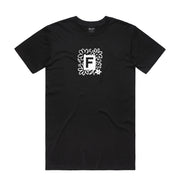 Floral Logo Tee - Black