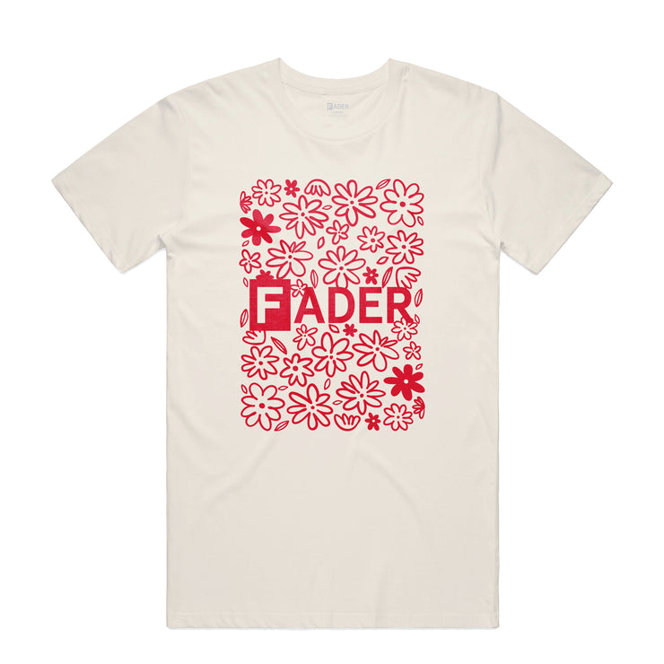 Floral Logo Tee - Vintage White