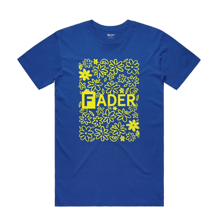 Floral Logo Tee - Royal