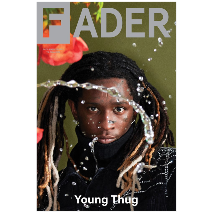 Young Thug poster featuring the cover artwork of The FADER Issue 118