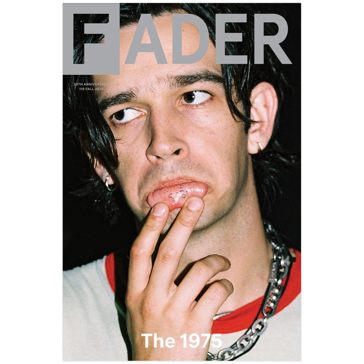  poster of The 1975 featuring the cover artwork of The FADER Issue 118.