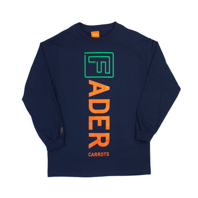 The FADER x Carrots Long Sleeve Shirt (Navy) - The FADER
 - 1