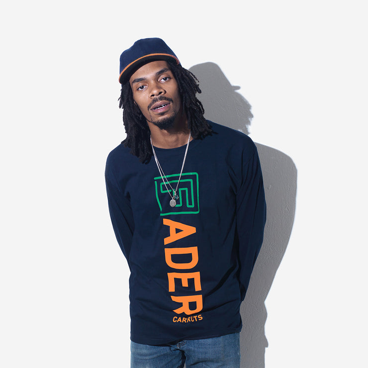 The FADER x Carrots Long Sleeve Shirt (Navy) - The FADER
 - 3