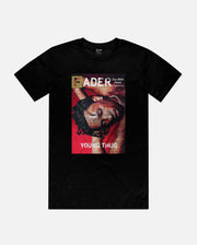 black tee with Young Thug- The FADER issue 90 Cover