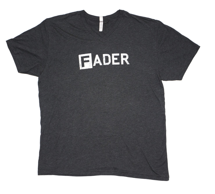 The FADER V-Neck Tee (Dark Gray) (XXL only) - The FADER
