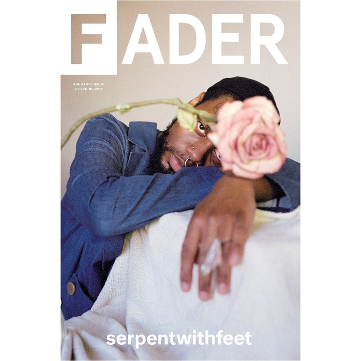 serpentwithfeet poster featuring the cover artwork of The FADER Issue 112 (Flower).
